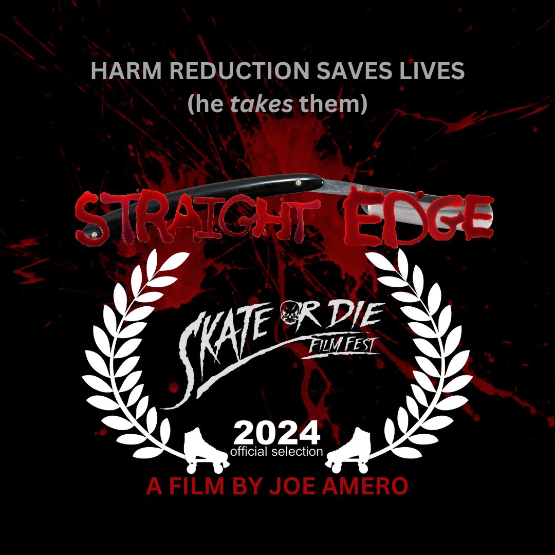 ‘Straight Edge’ is a Semi-Finalist in the Writing Contest at Skate or Die Film Fest <a href="/TheFarsighted/">the farsighted</a> !!!
THANK YOU!! 🛹☠️
#sodff2024