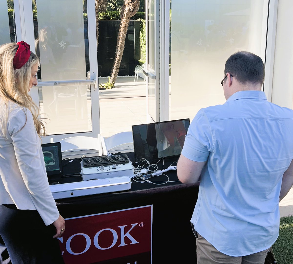 cookvascular's tweet photo. Our SVS UCLA Moore Course Hands-on Reception was a hit! 🙌 Thanks to all the fellows and residents who joined us to explore simulators, models, and more. Excited to see where your journeys in vascular care take you next! #FindCookRed #Cookhandson #CookVista #MedEd
@VascularSVS https://t.co/YuEzOwK0sj