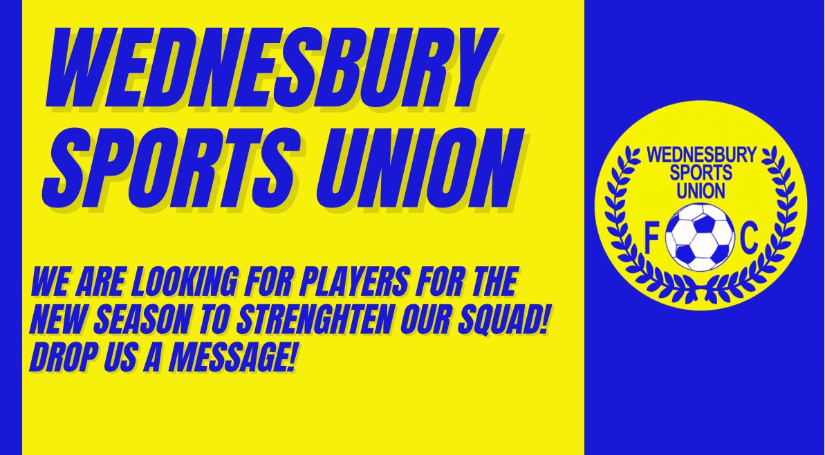 Wednesbury Sports Union FC tweet media