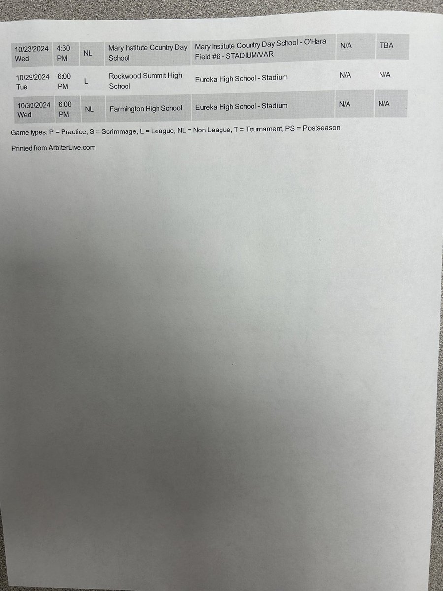 The boys schedule is out!  Kicking off the season with a home game Thursday (8/29) against Oakville.  Game starts at 6 pm.  Hope to see you all there.  Go Cats!!