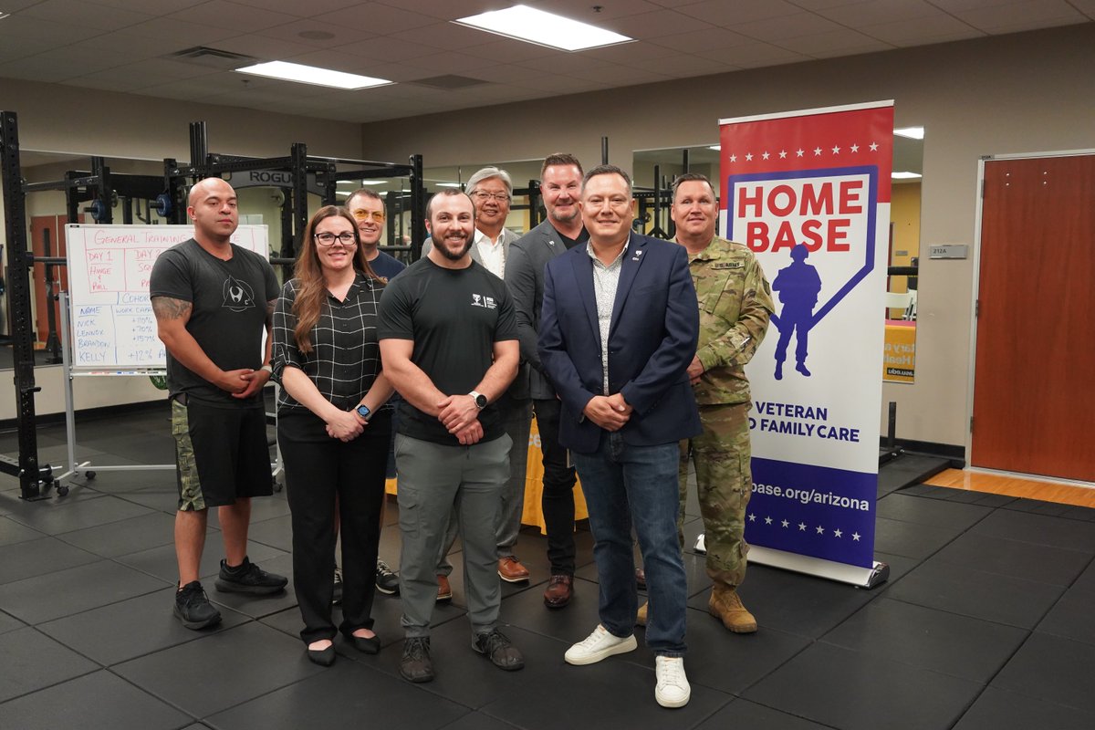 We're proud to celebrate the first graduates of the <a href="/asuhealth/">ASU Health Solutions</a> <a href="/homebaseprogram/">Home Base</a> Warrior Health and Fitness Program. These veterans have worked hard to grow their health and wellness, and we thank everyone who joined us to honor their achievements.

ℹ️: ow.ly/4Pgp50T65bm