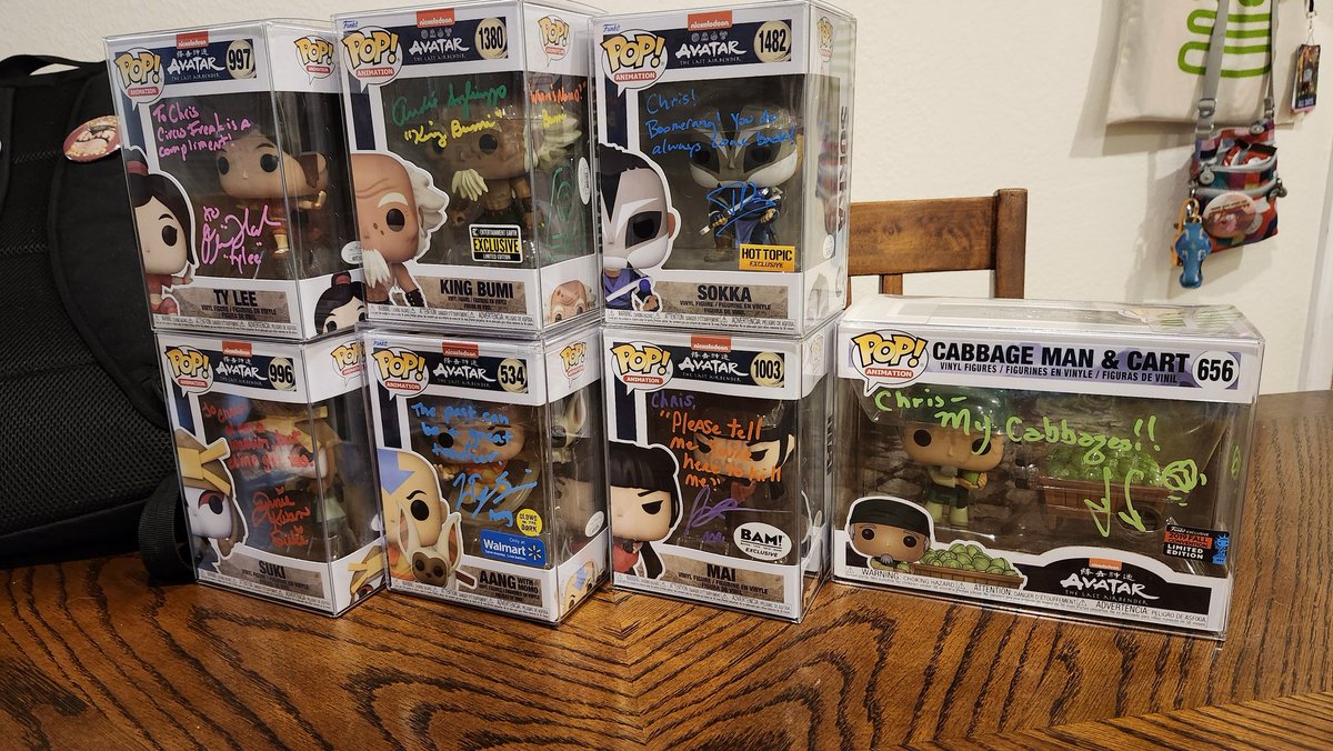 ChrisSavala3's tweet photo. @DisTrackers Already had the pops, but I got to meet all of these VAs this weekend and get them signed. https://t.co/AHxsEScZMD