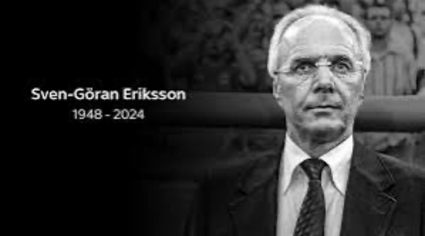 Wow… RIP SVEN… thanks for the memories… 

Literally finished watching the doc on Amazon turned on the news to see he had past… surreal! What a guy a manager