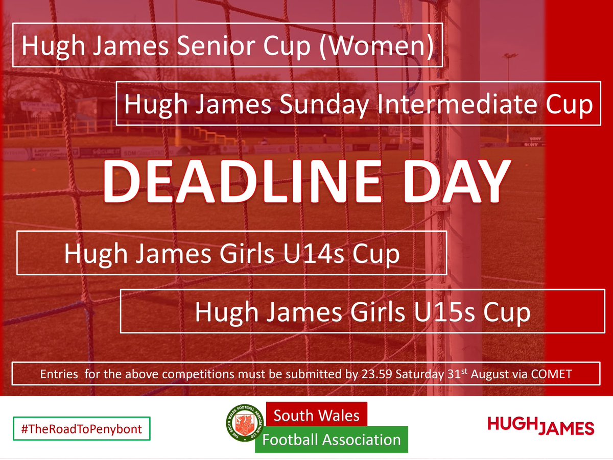 Entries for the following competitions must be in by Saturday 31st August