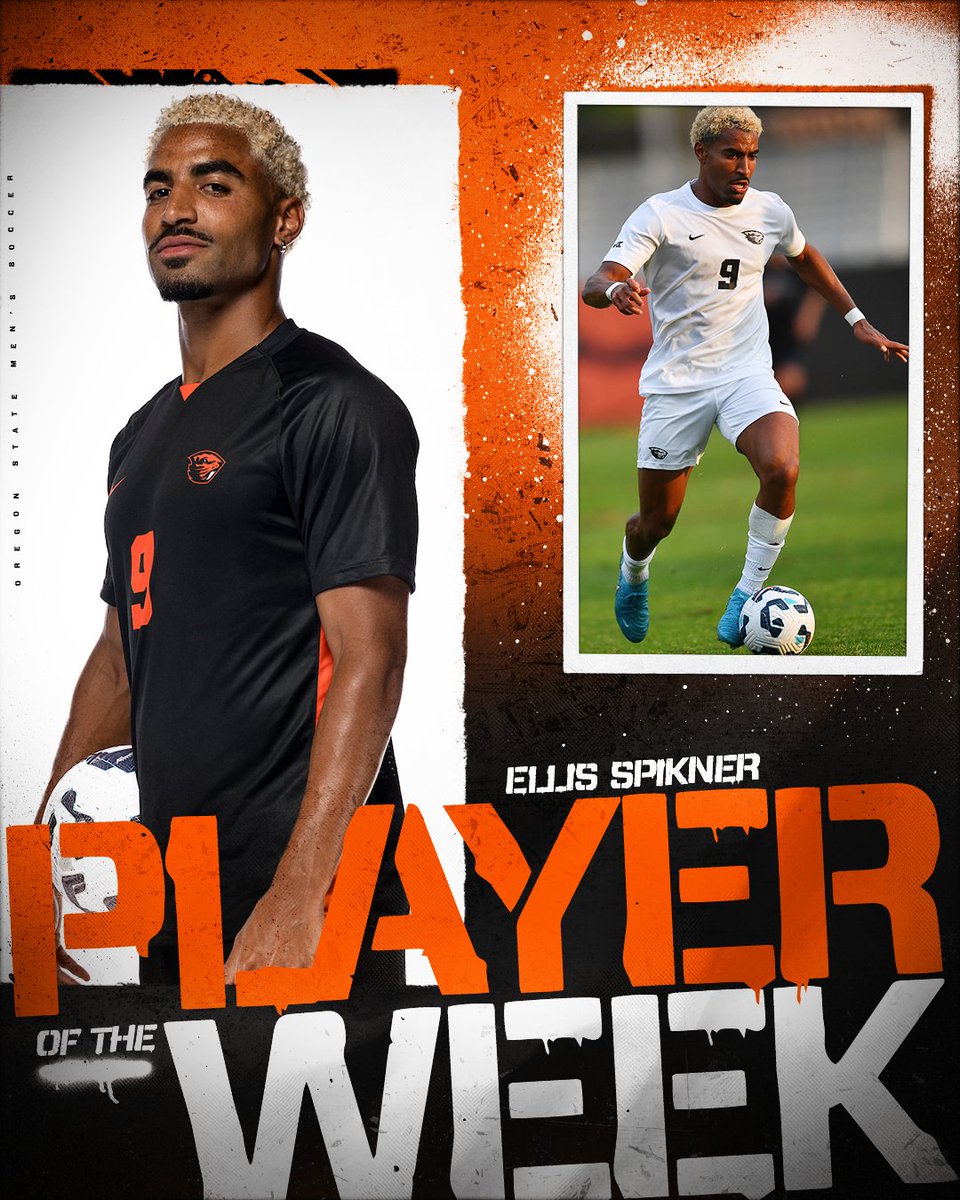 BeaverMSoccer's tweet photo. 👏 Ellis Spikner has been selected as WCC Offensive Player of the Week! 👏

#GoBeavs https://t.co/4AyueKc0hB