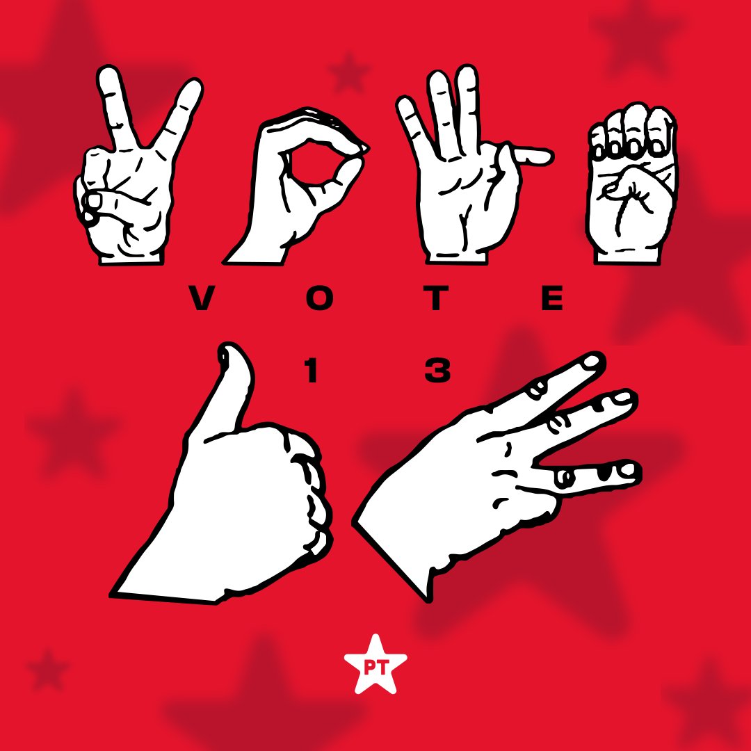 Conheça os candidatos e as candidatas do PT no seu município e vote certo nestas eleições ⭐🚩 #Vote13 #TimeDoLula

🤳 Acesse: vote13.pt.org.br