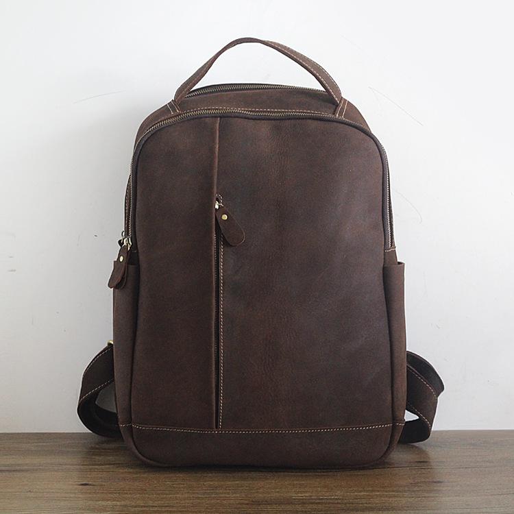 UnicunShop's tweet image. Want a backpack that tells a story? ✨ This Retro Cowhide Leather Backpack ages beautifully with every adventure!  👜 Rugged enough for anything, yet stylish enough for the city. Check it out: unicun.com/product/retro-…  #leatherbackpack #vintagevibes #travelgear