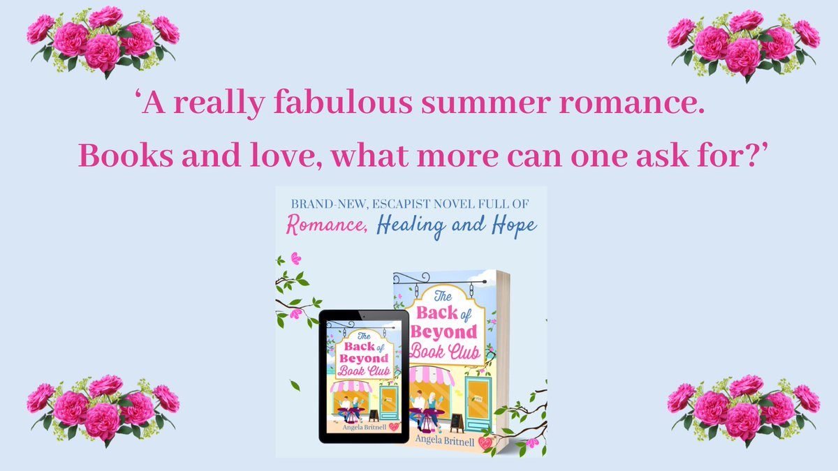 'Books and love, what more can one ask for?' #tuesnews @rnatweets <a href="/ChocLituk/">Choc Lit Publishing</a> <a href="/JoffeBooks/">JOFFE BOOKS</a> mybook.to/backofbeyondbo… #SummerReading #Beachread #Cornwall #Tennessee #villagelife #friendship #oldsecrets #secondchance #romance