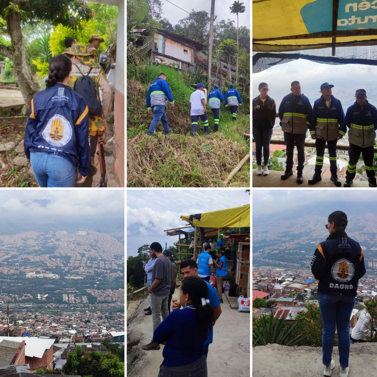 DAGRDMedellin's tweet photo. Comprometidos con la protección del ambiente, el DAGRD nos sumamos a la apuesta por la recuperación del Cerro Tutelar Santo Domingo, en el marco de la Comisión Accidental 153 de 2024: Recuperación y Desarrollo Sostenible del Cerro Santo Domingo en la comuna Popular de Medellín. https://t.co/TN1PkQvurC