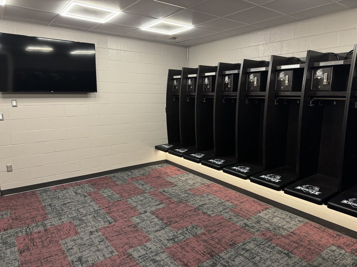knightsath's tweet photo. Huge Thank You to The Peterson Company and Bret Stallcop for donating the materials and labor for the new volleyball and girls basketball locker room https://t.co/3kELWYgdgL