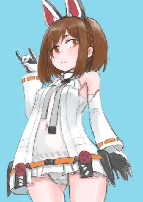 間に合わなかったですがコロちゃんハピバ! 楓さんファクター衣装コロちゃんも似合いそうだよねということで。  #州天頃椎奈生誕祭