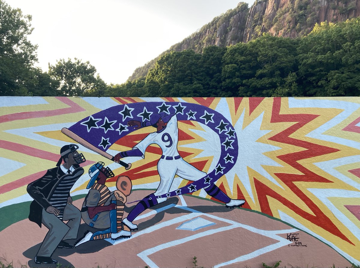 How it started.                            How it ended.
Grand Slam (Negro League 2nd Baseman Major Allen Jr)
West Rock Park, New Haven, CT
March 2024  &amp; August 2024