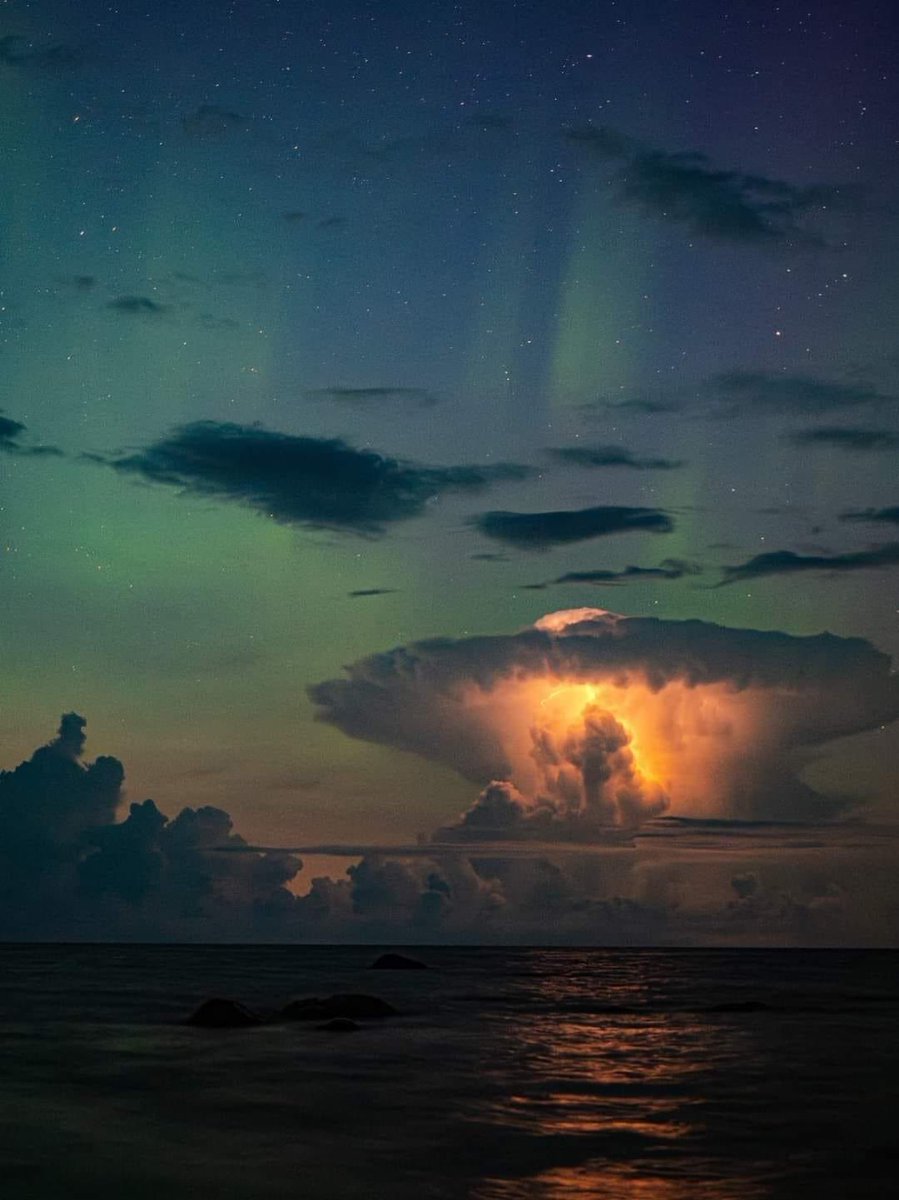 MeteoNatural's tweet photo. Una bella cella temporalesca (con overshooting top), fulmini, mare e aurora boreale 🤓🤯 cosa volere di più?

Queste meravigliose foto sono state scattate dalla spiaggia di Aa Rand (Estonia) sul Mar Baltico 🌊 

📷 Olga Link

05/08/24

https://t.co/hEK6kGx98u https://t.co/659sEtlUMC