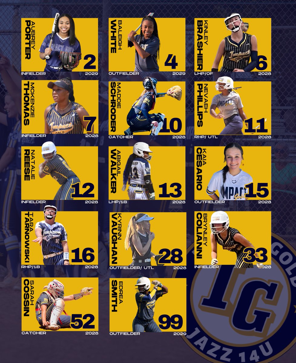 14ujazz's tweet photo. We are super excited to announce our roster for the 2024-2025 season!! This is a great group and we can’t wait for the things they do this year!!
#betheimpact #trusttheprocess #goldblooded #igjazz14u https://t.co/IEKhjJmms7