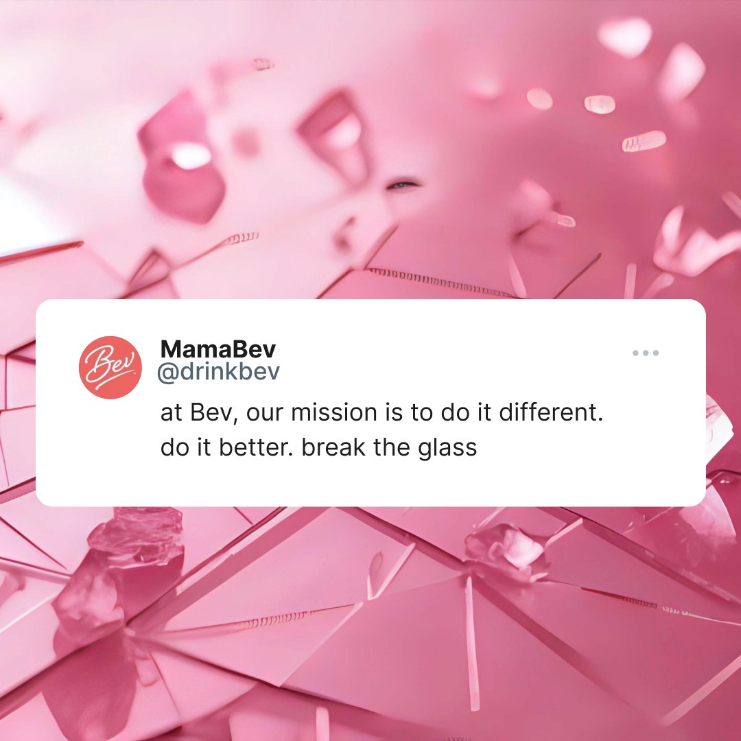 for us, it’s always been about exciting women to have not only the permission, but the joy of celebrating themselves and being themselves. Cheers to you and Women's Equality Day! - Alix Peabody, MamaBev