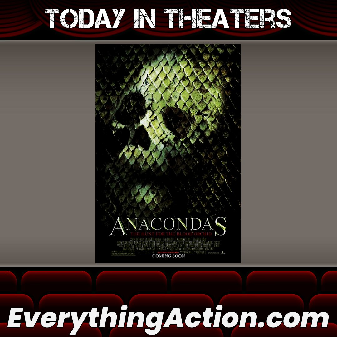 evaction's tweet image. #TheHuntfortheBloodOrchid was on 20 years ago when #Anacondas opened on August 27th, 2004 #JohnnyMessner #KaDeeStrickland #MatthewMarsden #EugeneByrd #SalliRichardsonWhitfield #MorrisChestnut #KarlYune #DwightLittle #Anaconda #00sMovies