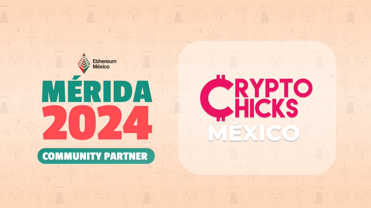 ¡Ethereum México 2024 está a la vuelta de la esquina y somos Community Partners!  🎉🎉🔥

🌸 Nos vemos en el Centro Internacional de Congresos de Yucatán, Mérida el 13 y 14 de Septiembre. 
🌸Te queremos conocer 🍁🥰🍁

Más info en: ethmexico.org