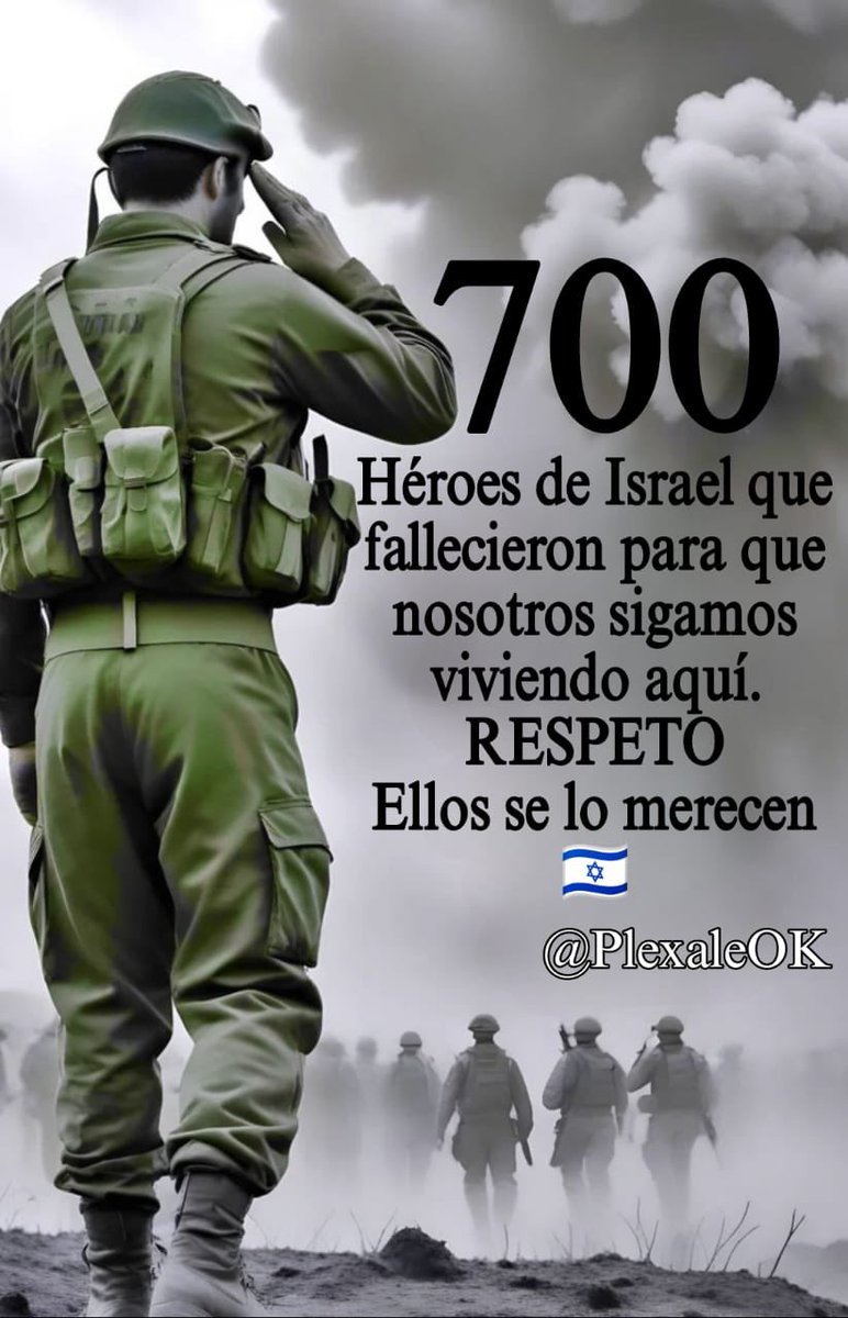plexaleOK's tweet photo. 🪖🫡💔700 soldados de las Fuerzas de Defensa de Israel (FDI) han caído desde el inicio de la guerra. 
Que su memoria sea bendecida. 🕯️ https://t.co/iHjDt2wBEF