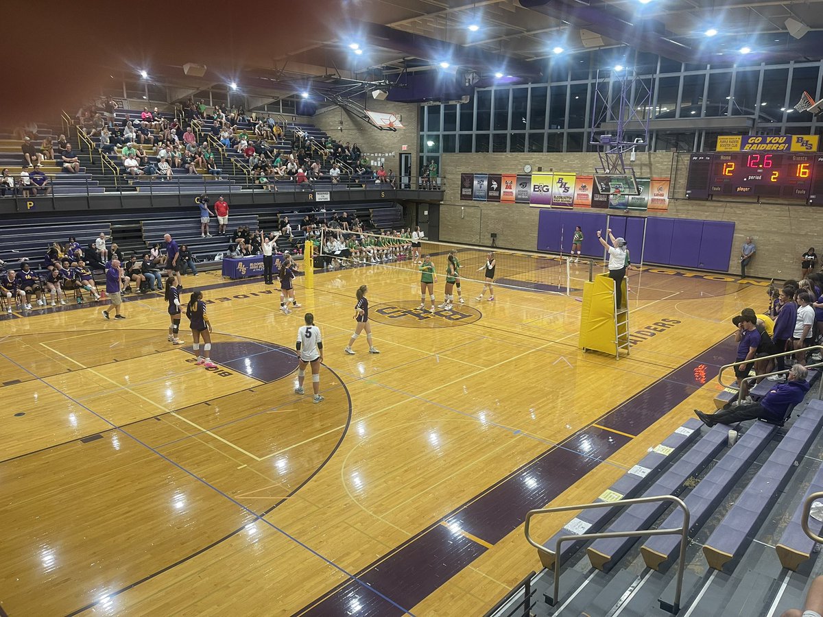 Gotta Support our Dual Athletes. BHS Volleyball in Action tonight!!!!!