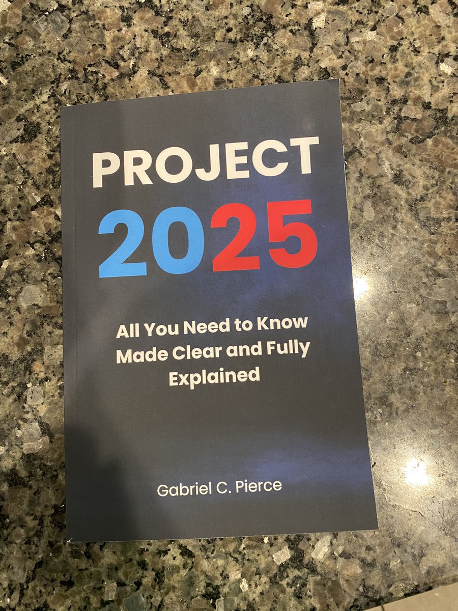 RealDealAxelrod's tweet photo. Someone randomly sent me this book. My liberal family play too much #Project47 Not #Project2025 https://t.co/NRJon6UejW