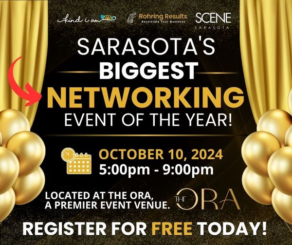 Who’s ready to network? Don’t miss out on Sarasota’s BIGGEST Networking Event of the Year! 📷 Register for free at Rohringresults.com/registration 📷 

#rohringresults #Florida #Sarasota #networking #eventoftheyear #BusinessNetworking #businessacceleration