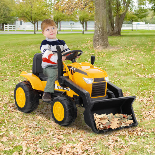 BUYCADE's tweet image. In stock. Going soon. 12V Kid's Ride on Excavator with Adjustable Digging Bucket-Yellow only at $149.00.. 
aidenscorner.com/products/12v-k…
