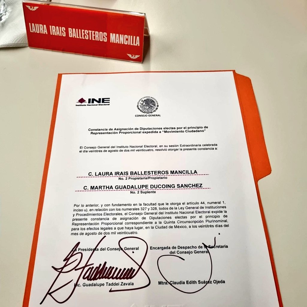 LBallesterosM's tweet image. Diputada Federal Electa 🇲🇽🧡