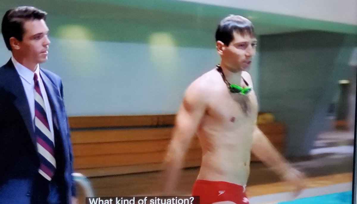 Hockey_Fan54's tweet photo. Nothing like Mulder in a speedo haha! #XFilesRewatch https://t.co/9zDFXQQ2KA