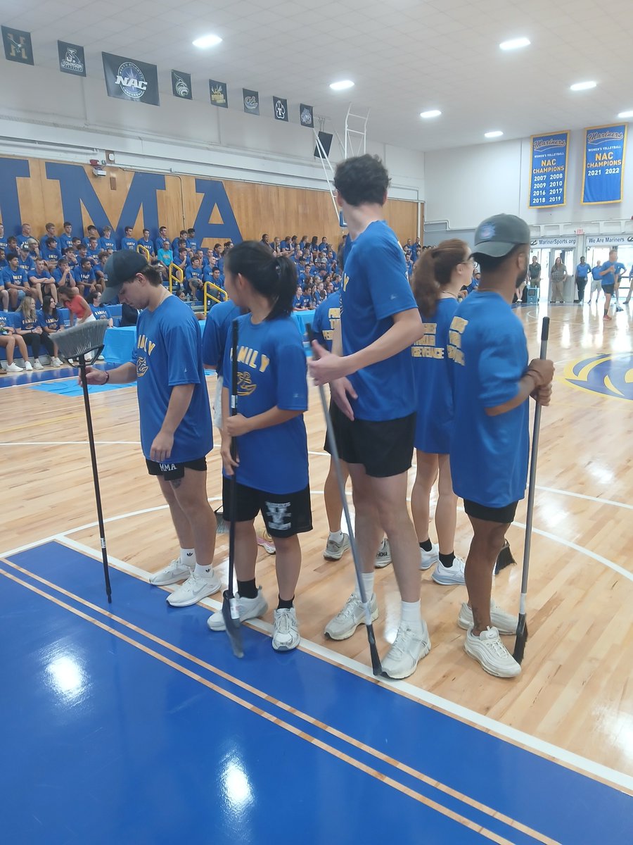 MarinersSports's tweet image. A few images from today's #Athletics Kickoff event to usher in the 2024-25 academic school year. Our student-athletes displayed great enthusiasm and high energy. #Mariners #diii #respect the⚓️