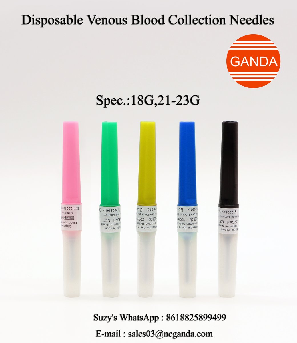 GandaMedical's tweet image. Blood Collection Needles Supply.
Suzy's WhatsApp : 8618825899499 
E-mail : sales03@ncganda.com
#medicalconsumables #medicalproducts #blooddraw