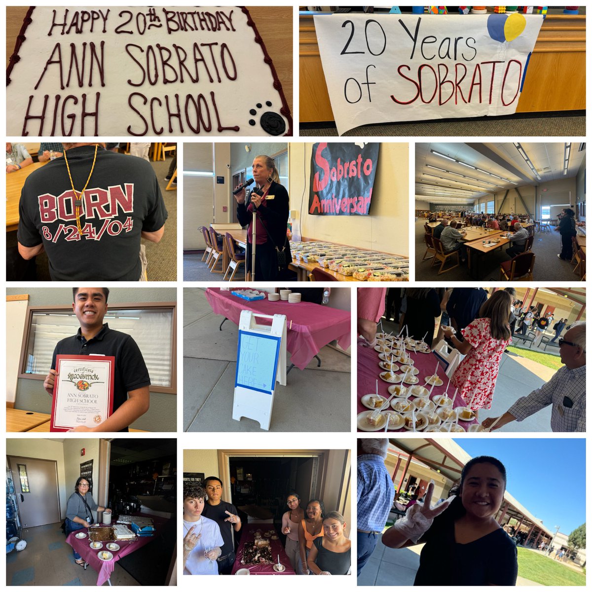 Happy 20th Anniversary, Ann Sobrato HS!  

Ann Sobrato believed in the power of education to change lives including community development, empowerment, and social equity, and 20 years later—her vision continues to manifest itself in the hallways of Sobrato HS every day. 🙌