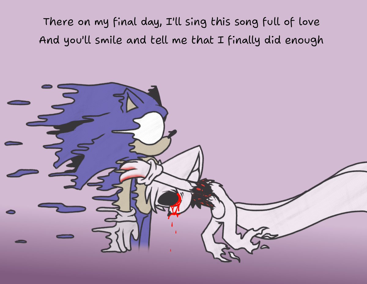 FlipDesert72450's tweet photo. ♪ There on my final day I'll sing this song full of love ♪
♪ And you'll smile and tell me that I finally did enough ♪
#NewNormalSweep #sonicexeoc #tailsexe #exeoc https://t.co/Sw7LcAsKcc