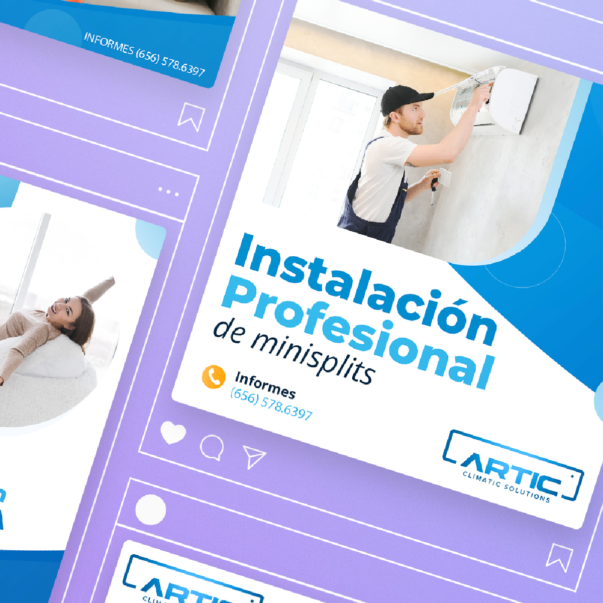 BoyanteDesign's tweet photo. 🌬️💡 Descubre cómo Artic Climatic Solutions refresca tu mundo con nuestro diseño para redes sociales. Desde visuales atractivos hasta contenido informativo, elevamos la experiencia online de climatización❄️📲

#ArticClimaticSolutions #DiseñoRedes #Climatización #BoyanteDesign https://t.co/r8FA618wvO