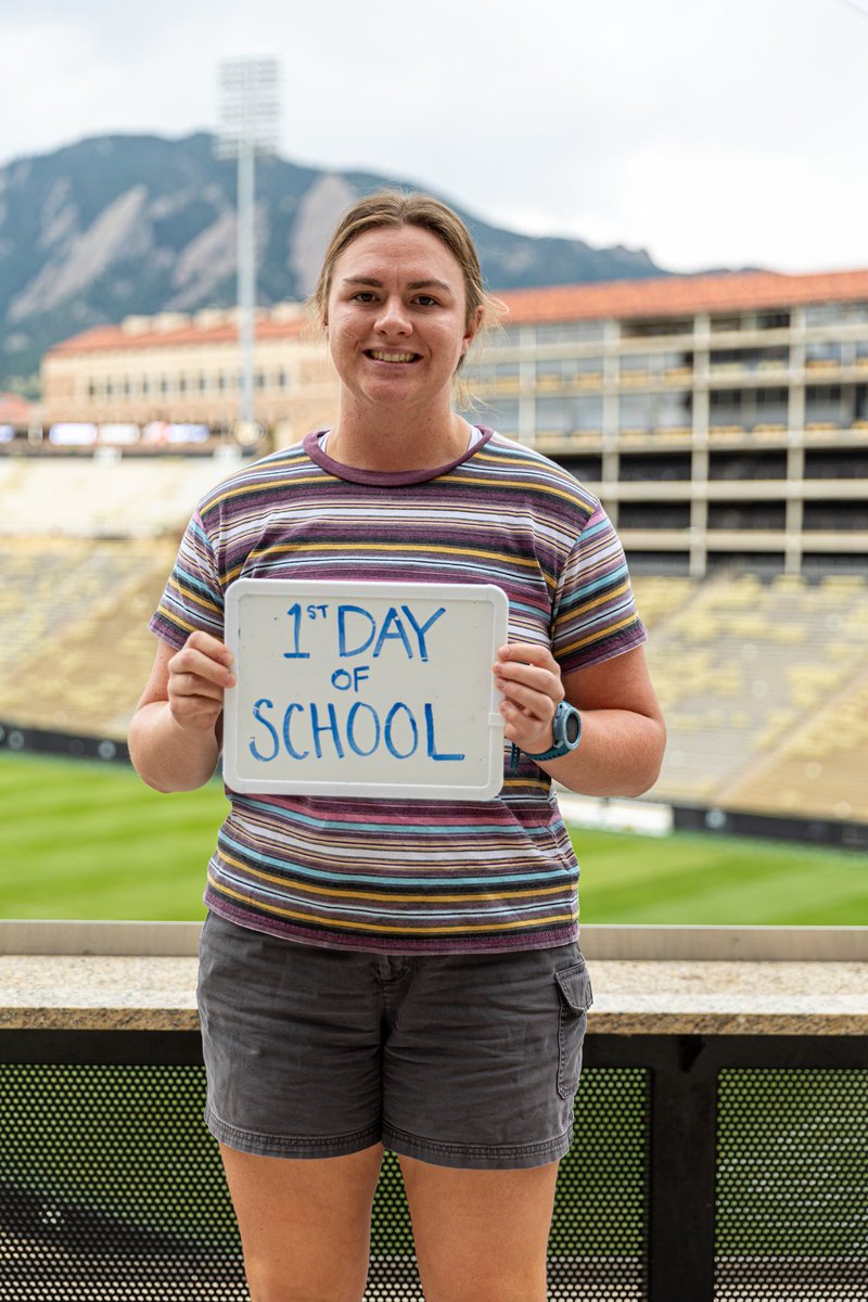 CUBuffsTrack's tweet photo. Buffs back at school! 🖤💛

#GoBuffs https://t.co/tbv1E8Qvba