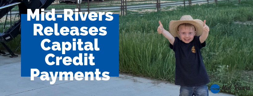 midriverscomm's tweet photo. Mid-Rivers Telephone Cooperative, Inc., recently released a payment of capital credits to the Cooperative’s members and patrons, with a capital credit retirement totaling.......... https://t.co/L0uMyJeh5h https://t.co/HFbTShKkR7
