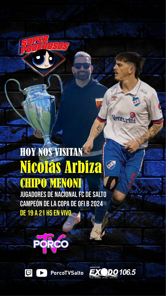 Hoy nos visitan dos campeones del interior con Nacional de Salto.