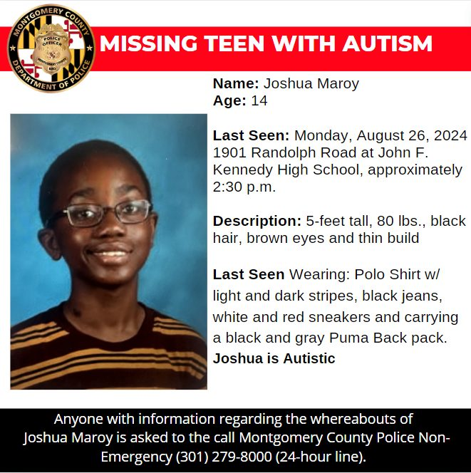 mcpnews's tweet photo. Detectives from the Montgomery County Department of Police - Special Victims Investigations Division are asking for the public's help in locating a missing teen. 

https://t.co/RWY7i5Q2YL

#Missing #MissingPerson #MCPD https://t.co/Po3f4dGIJb