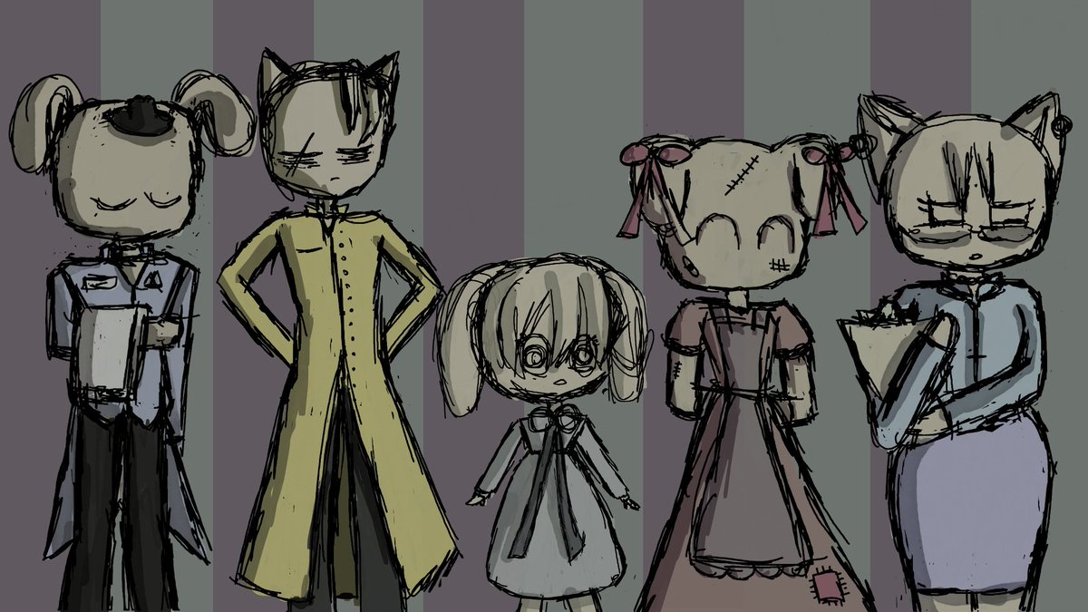 AssassinSEMPAI's tweet photo. Finished drawing the entire cast for Aletta's Secret

#gamedev #ScreamSecrets #alettassecret #art #oc https://t.co/6dPygYTHfU