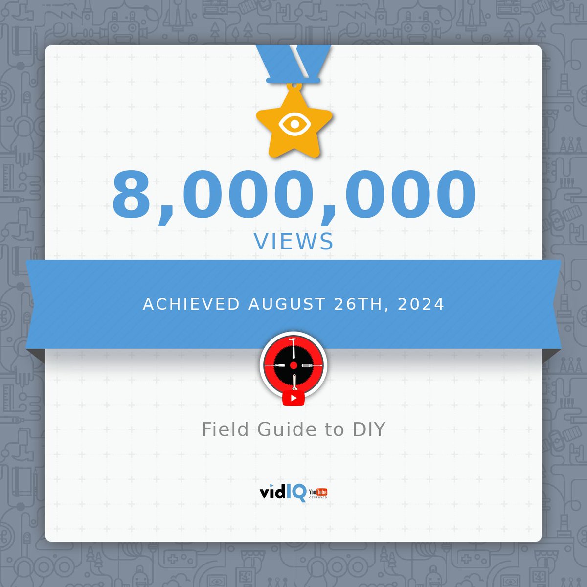 Just crossed another milestone.  Still amazed at the impact this little channel is having helping others.