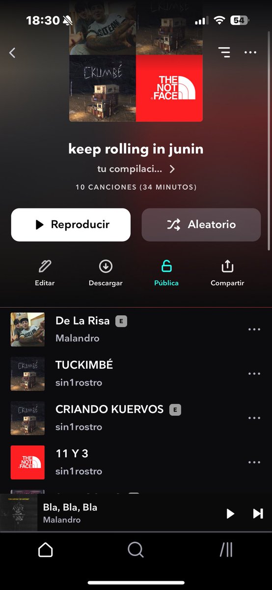 pincho spotify x el aumento ahora a usar tidal😎