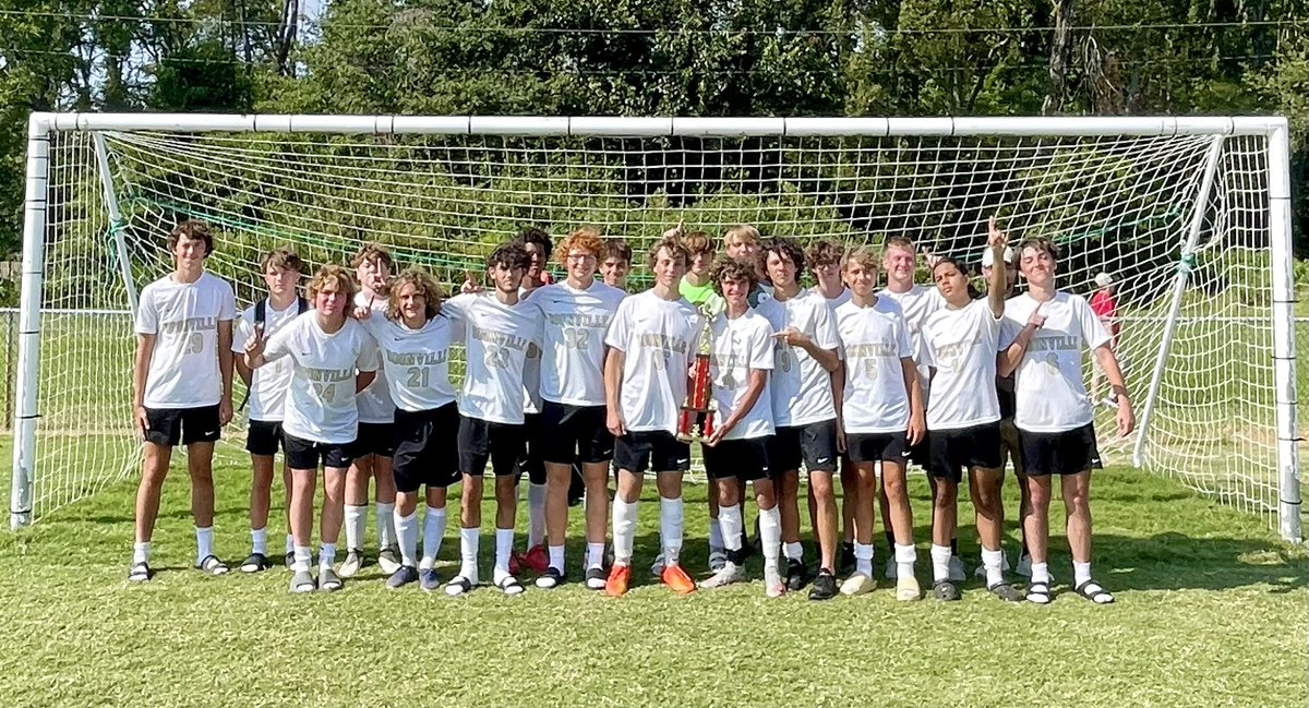 Boys varsity soccer won the River City Tournament this past weekend. Great job Pioneers.