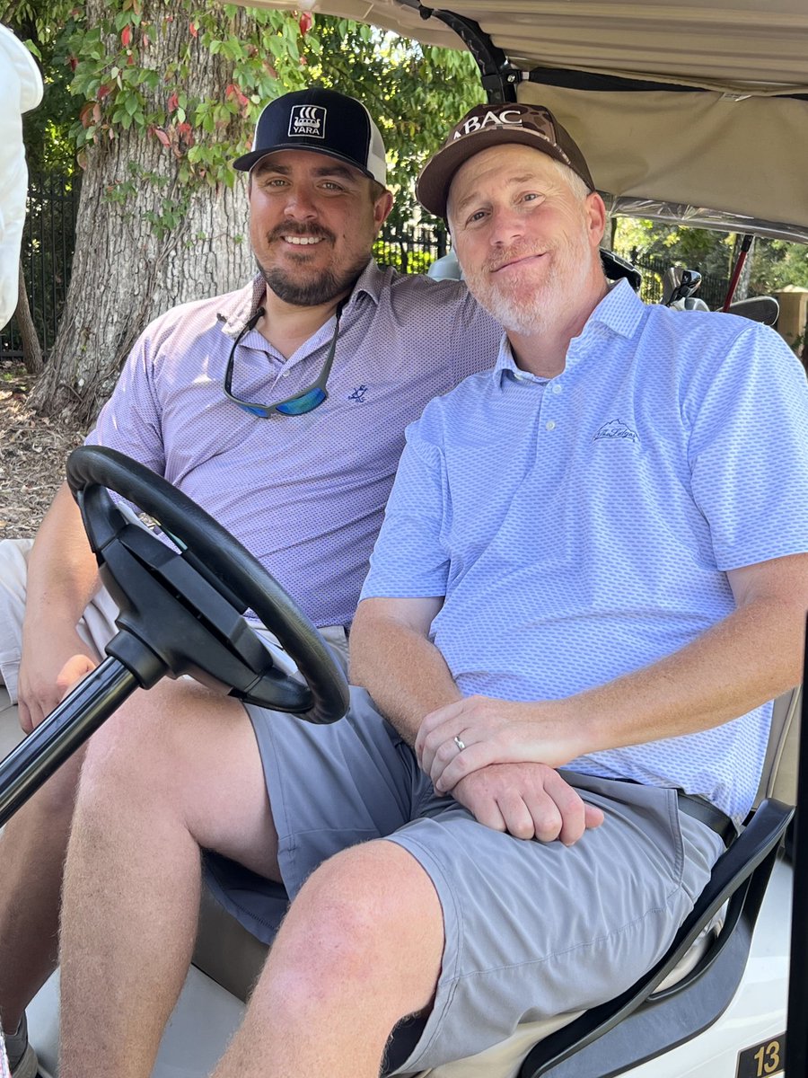 ⁦<a href="/GeorgiaGCSA/">Georgia GCSA</a>⁩ Dollars for Scholars today at St Ives Country Club…⁦<a href="/BusekTim/">Tim Busek</a>⁩ had the course shining for our members…blessed