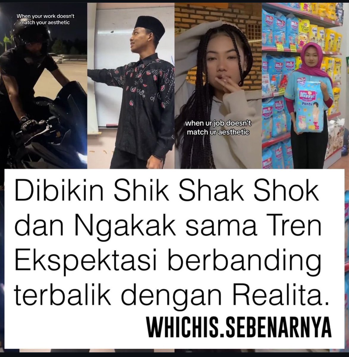 Ketika gaya hidup berbalik dengan kerjaan ‼️

Tpi gapapa kerja apa aja, asal gaya hedon ga hasil ngutang sma orang 🫣