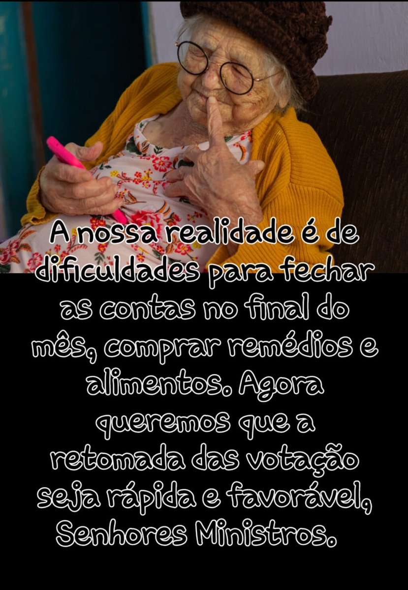 "O mais valioso dos bens é tratar aposentados com justiça! Afinal contribuímos muito para o país!  Recomece a análise da anticonstitucionalidade do art.149 da EC 103, Ministro <a href="/gilmarmendes/">Gilmar Mendes</a>.    <a href="/STF_oficial/">STF</a> <a href="/LRobertoBarroso/">Luís Roberto Barroso</a> <a href="/alexandre/">R.s</a> Valorizem Aposentados #AposentadoriaHonrada