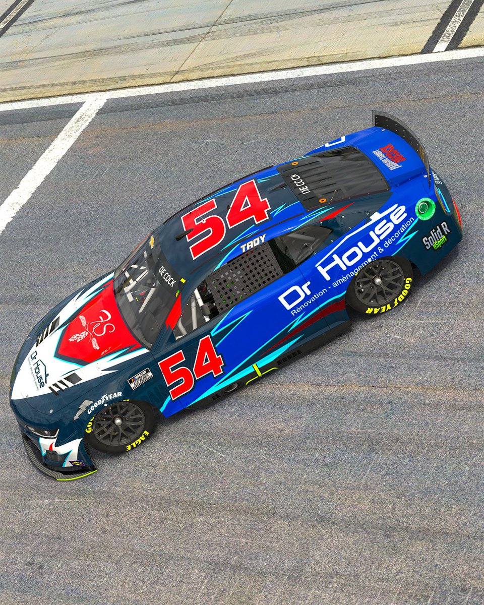 tadyDck34's tweet photo. Gotta say, This is one of my coolest designs so far since I got back in the business 🎨

Thanks to @BIGEVILdesigns for the template 👍

#Simracing #iRacing #Nascar #eNascar #racingdesign #simracer #Motorsport https://t.co/FKYZlg7Rnx