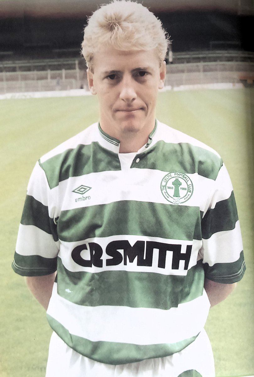 The Frankie Bhoy at the peak of his career in 1987 when he joined Celtic. Took a wage cut to come to Celtic during the centenary season from England. How many would do that now ? That was a brilliant strip as well.