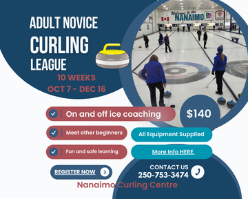 New to curling or just returning? This is the league for you. We focus on fun and comradery while learning the game in a safe and helpful setting. This league has two sessions with 10 weeks each.
nanaimocurlingclub.ca/index.php/even…