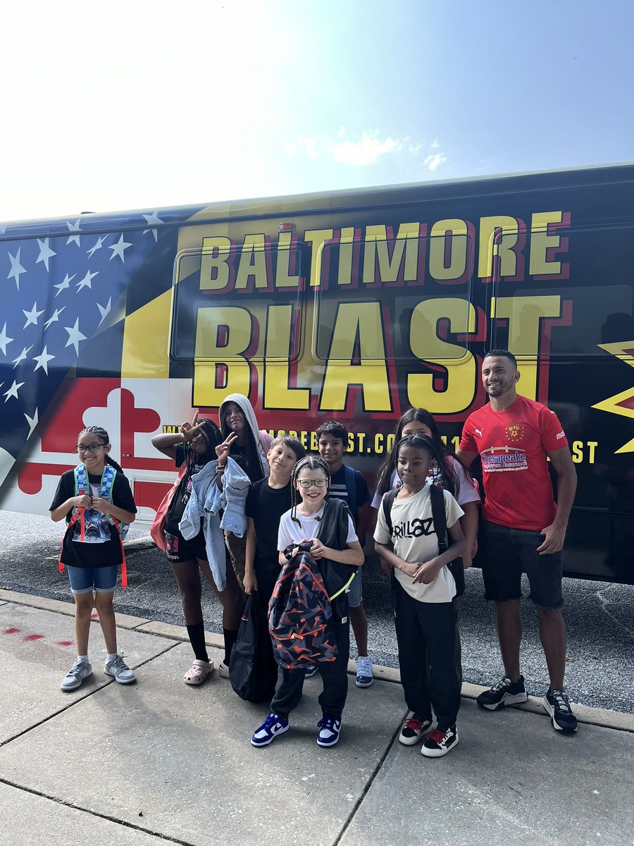 jenifer_crisp's tweet photo. Thank you @BaltimoreBlast for the book bag donation! We are grateful for your partnership and commitment to our @MarsEstatesBCPS community! https://t.co/mfkNZeNpCL