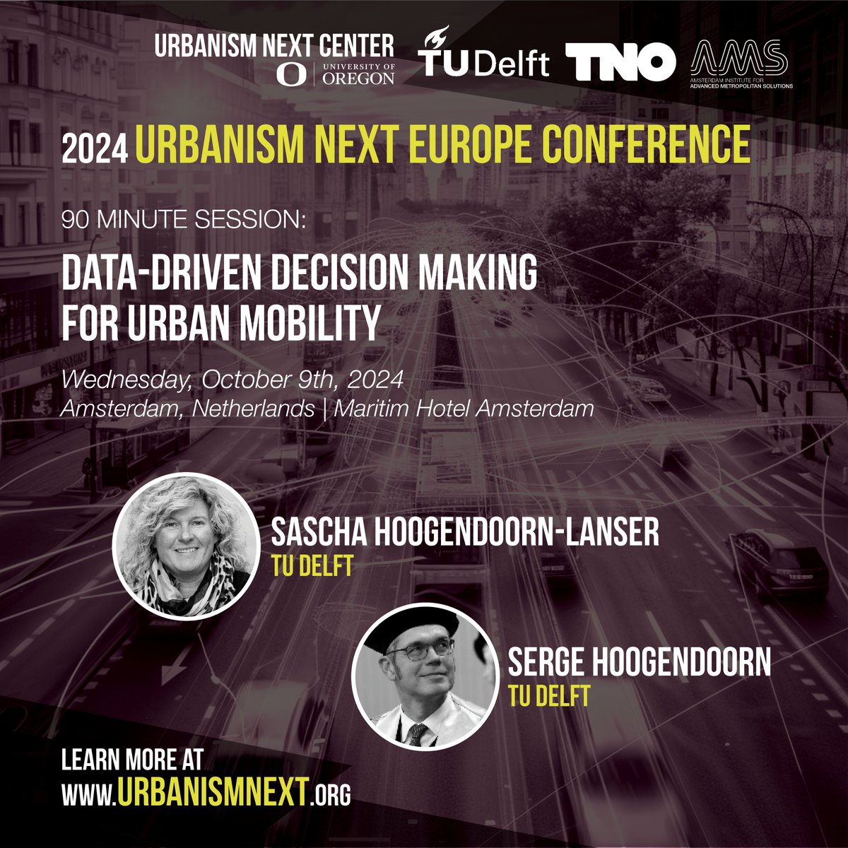 We're talking about #Data-Driven Decision Making for #Urban #Mobility at our 2024 Urbanism Next Europe Conference! Join us discussing multi-modal mobility data and the results of multiple use-cases from #Rotterdam and the #Hague!
urbanismnext.org/events/2024-ur…