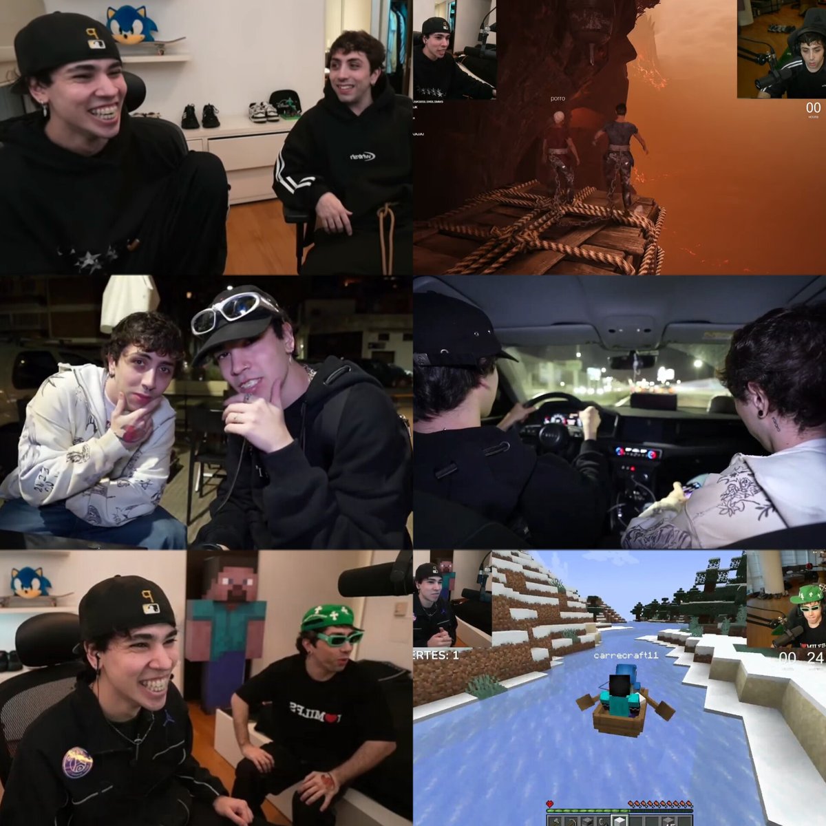 Spreen y Carre, tres días, tres épicos streams